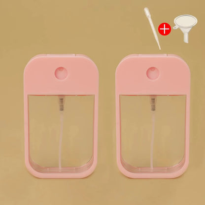 Plastic Card Bottle Perfume White Pink Blue 45ml Water Mist Spray Bottle for Hand Sanitizer Oral Spray Sprayer