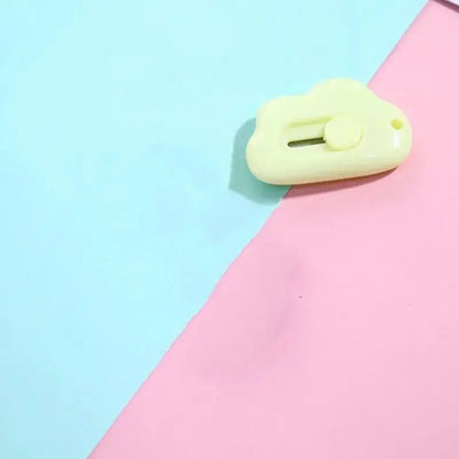 Mini Pocket Cloud Art Utility Knife Box Knife Paper Cutter Craft Wrapping Refillable Blade Stationery