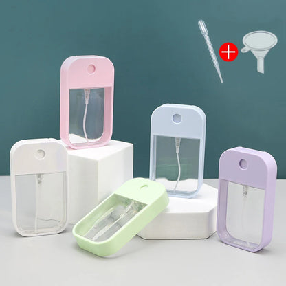 Plastic Card Bottle Perfume White Pink Blue 45ml Water Mist Spray Bottle for Hand Sanitizer Oral Spray Sprayer