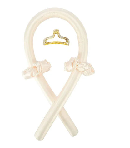 Heatless Curling Rod Headband No Heat Silk Curls Ribbon Hair Rollers Sleeping Soft Headband Lazy Hair Curlers Hair Styling Tools