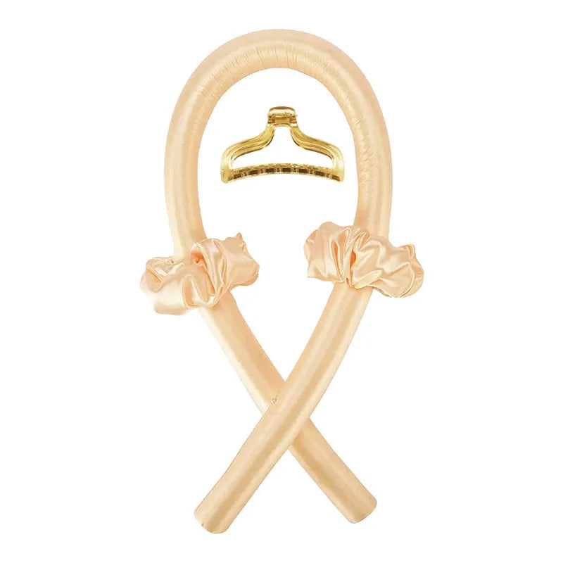 Heatless Curling Rod Headband No Heat Silk Curls Ribbon Hair Rollers Sleeping Soft Headband Lazy Hair Curlers Hair Styling Tools