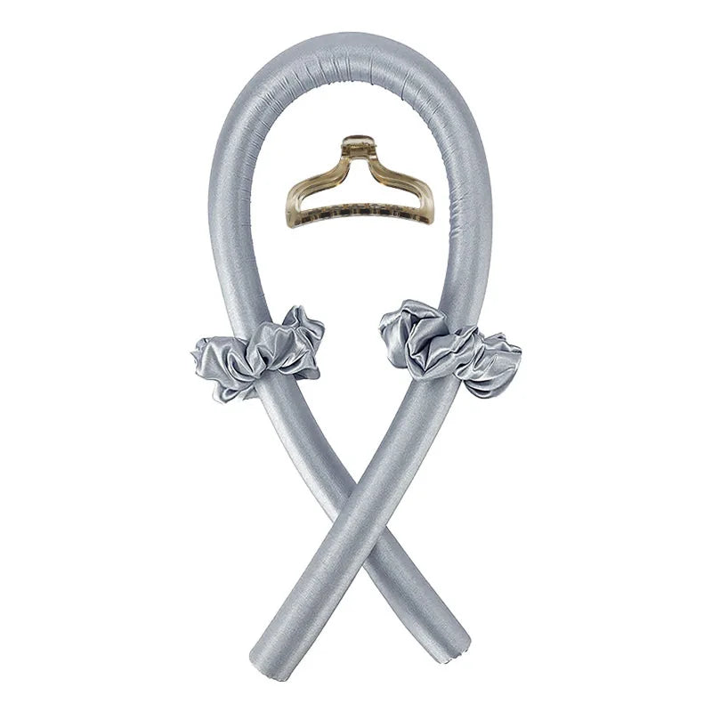 Heatless Curling Rod Headband No Heat Silk Curls Ribbon Hair Rollers Sleeping Soft Headband Lazy Hair Curlers Hair Styling Tools