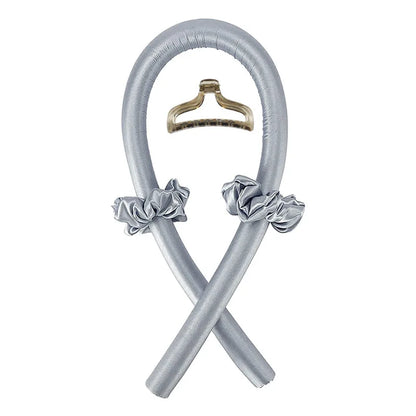 Heatless Curling Rod Headband No Heat Silk Curls Ribbon Hair Rollers Sleeping Soft Headband Lazy Hair Curlers Hair Styling Tools