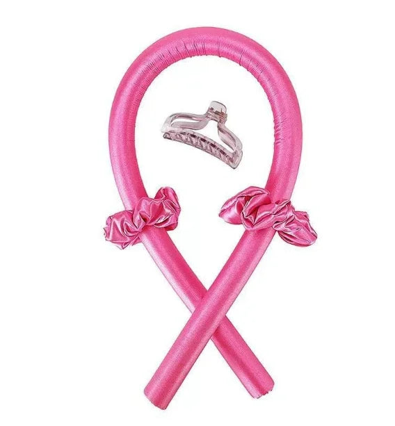 Heatless Curling Rod Headband No Heat Silk Curls Ribbon Hair Rollers Sleeping Soft Headband Lazy Hair Curlers Hair Styling Tools