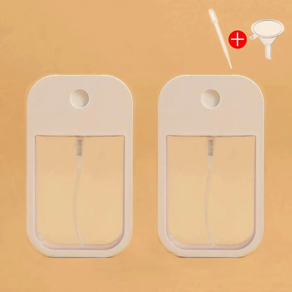 Plastic Card Bottle Perfume White Pink Blue 45ml Water Mist Spray Bottle for Hand Sanitizer Oral Spray Sprayer