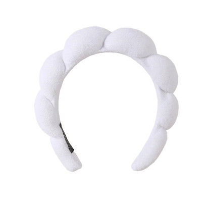 Cute Fashion Multifunctional Women's Face Washing Cuffs Waterproof Water Absorbent Wrist Cotton Velvet Hairband Hair Accessories
