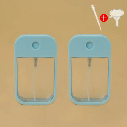 Plastic Card Bottle Perfume White Pink Blue 45ml Water Mist Spray Bottle for Hand Sanitizer Oral Spray Sprayer