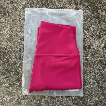 Solid Color Back Waist Pocket High Waist Yoga Legging Women Sport Cropped Pants Butter Athletic Gym Comprehensive Training Jog