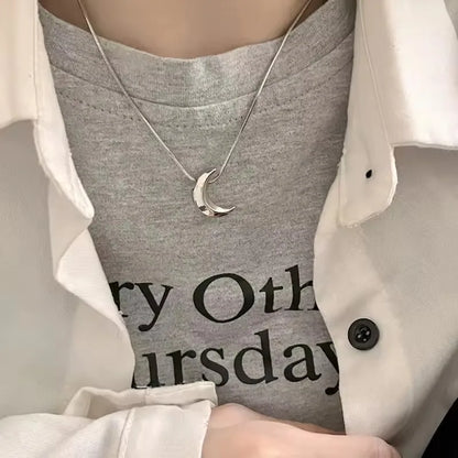 Kpop Y2K Trendy Star Moon Cross Silver Color Choker Chain Necklace Pendant Neck For Women Men Charm Grunge Punk Fashion Jewelry