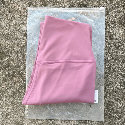 Solid Color Back Waist Pocket High Waist Yoga Legging Women Sport Cropped Pants Butter Athletic Gym Comprehensive Training Jog