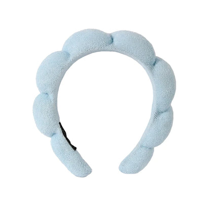 Cute Fashion Multifunctional Women's Face Washing Cuffs Waterproof Water Absorbent Wrist Cotton Velvet Hairband Hair Accessories