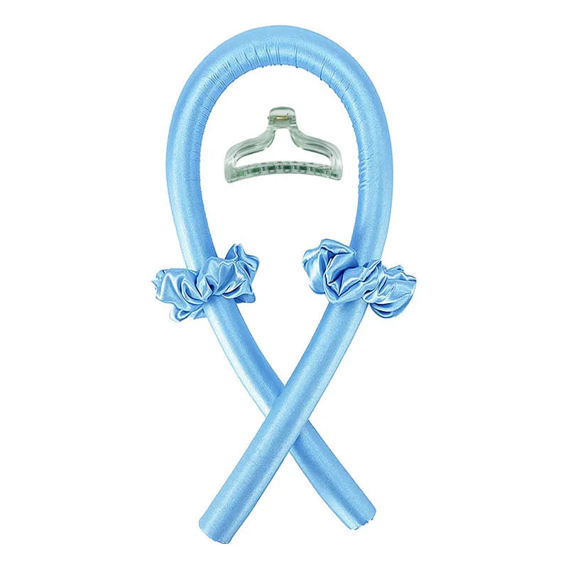 Heatless Curling Rod Headband No Heat Silk Curls Ribbon Hair Rollers Sleeping Soft Headband Lazy Hair Curlers Hair Styling Tools