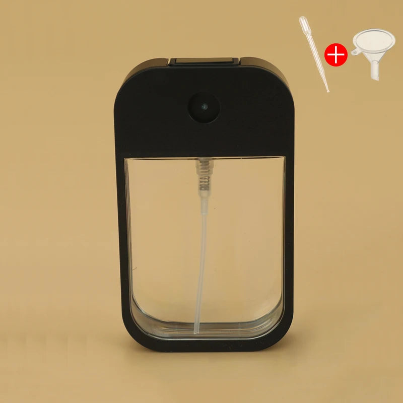 Plastic Card Bottle Perfume White Pink Blue 45ml Water Mist Spray Bottle for Hand Sanitizer Oral Spray Sprayer